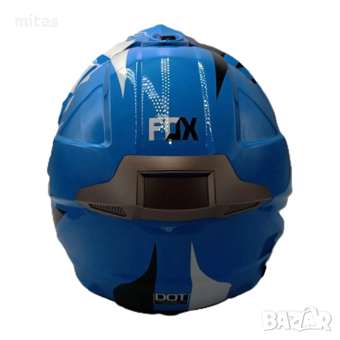 Кросова каска FOX, Full Face, DOT, Размер:XL - Вело, Мото, Скутер, АТВ, снимка 5 - Части за велосипеди - 52381970
