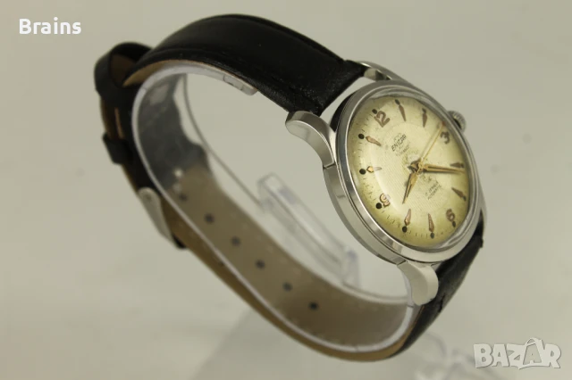 1950's ENICAR ULTRASONIC Automatic 17 Jewels Стоманен, снимка 6 - Антикварни и старинни предмети - 50735527