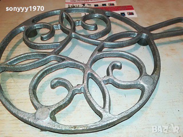 РЕТРО ПОСТАВКА-АЛУМИНИЕВА 0609221639, снимка 9 - Антикварни и старинни предмети - 37918631