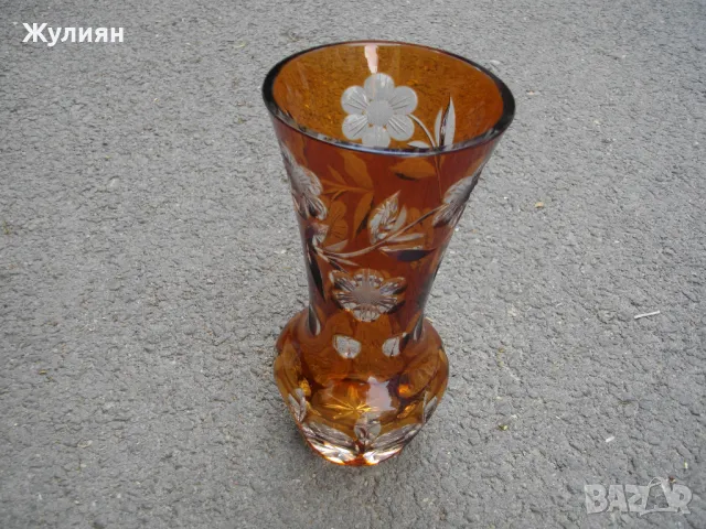 ВАЗА КРИСТАЛ БОХЕМИЯ , снимка 1