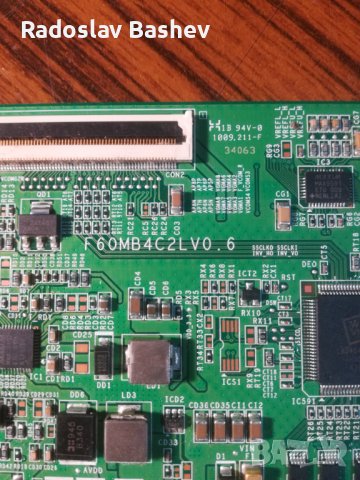 T-CON Board F60MB4C2LV0.6 LTF320HM01 от SAMSUNG LE32C530F1W, снимка 2 - Части и Платки - 44106294