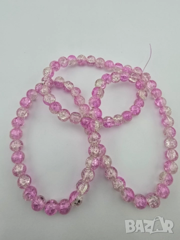 Стъклени Мъниста за бижута 10мм 8мм 6 мм 4мм J261, снимка 2 - Други - 52479749