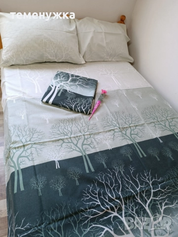 спален комплект приста, снимка 4 - Спално бельо и завивки - 52623192