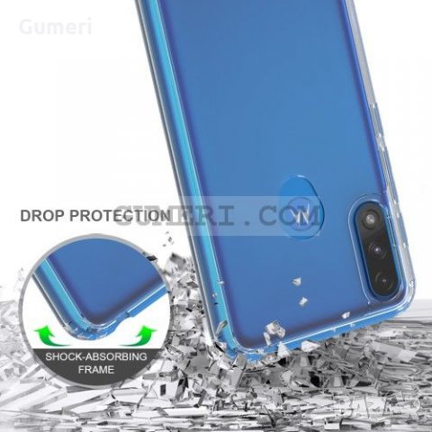 Motorola Moto E7 Power - Хибриден Гръб - Прозрачен, снимка 6 - Калъфи, кейсове - 32978423