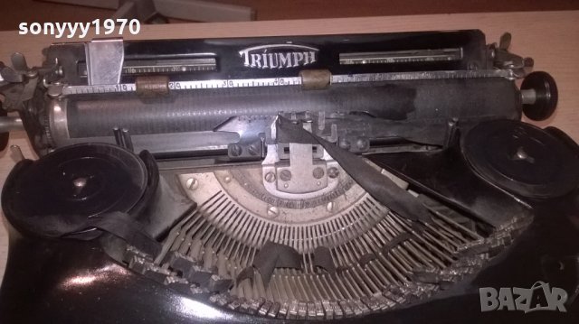 АНТИКА-triumph-ретро колекция-стара пишеща машина, снимка 8 - Колекции - 26226937