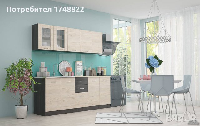 Блок кухня " Дара 2 " 200 см., снимка 1 - Кухни - 33023810