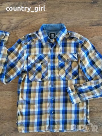 g-star tunnel louis shirt - страхотна мъжка риза, снимка 4 - Ризи - 26750765