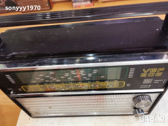 VEF 206+ORIGINAL ADAPTER 220V 2912251619, снимка 5 - Радиокасетофони, транзистори - 52928814