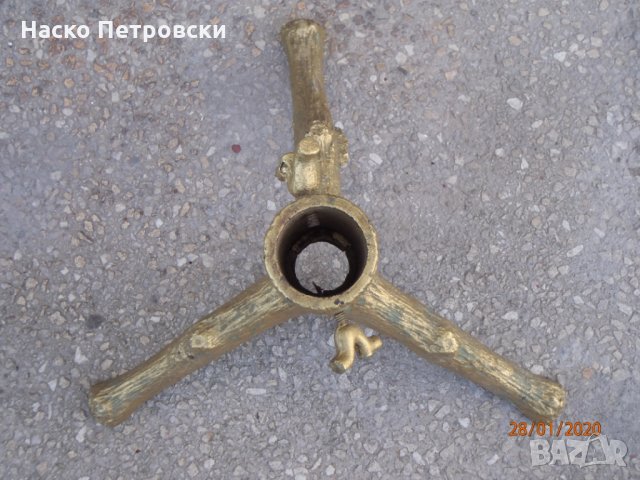 Коледни Стойка за елха „Партамъ Варна БП“ - метална АНТИКА, снимка 5 - Антикварни и старинни предмети - 28167782