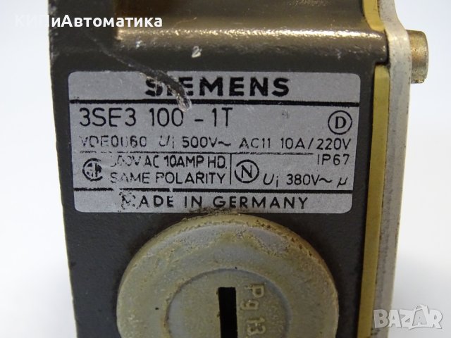 изключвател позиционен Siemens 3SE3 100-1T Position Switch/Limit Switch 10A 220V, снимка 5 - Резервни части за машини - 43861547