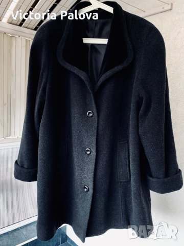 Красиво палто вълна кашмир полиамид, снимка 11 - Палта, манта - 43438896