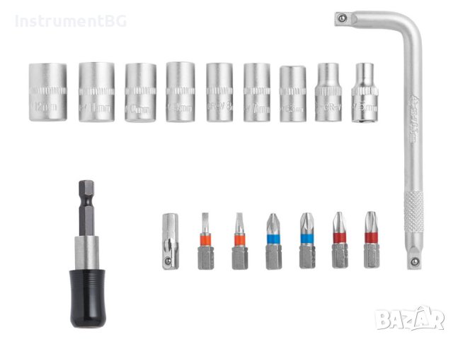 Комплект битове/вложки адаптер PARKSIDE®  PSS 18 A1 / 18 броя, снимка 2 - Други инструменти - 40377139