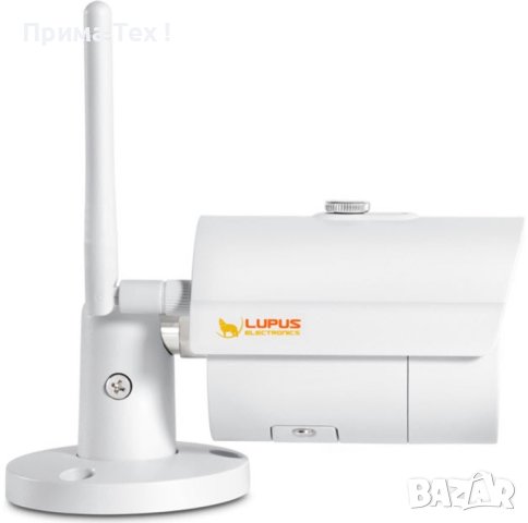 Lupus Electronics LE202 WLAN, IP охранителна камера, Външна, Безжична, 30 м, Стена, Бяла, снимка 1