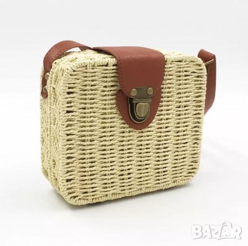 Страхотна лятна чанта ратан, снимка 1 - Чанти - 28297882