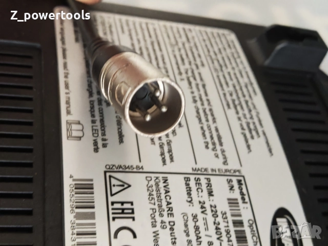 Зарядно устройство Opticharge 24V 8Amp за скутери и електрически колички , снимка 4 - Друга електроника - 52454357
