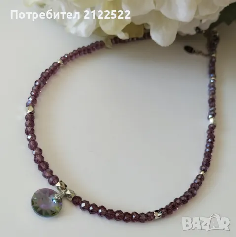 Модни дамски колиета от камъни и мъниста, снимка 12 - Колиета, медальони, синджири - 47153138