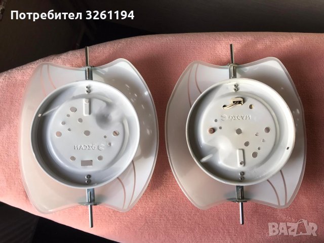 Плафониера, аплик- два броя, снимка 2 - Лампи за таван - 40099306