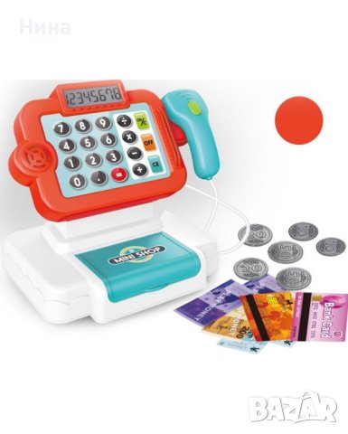 Касов апарат в червено , снимка 3 - Образователни игри - 43522185
