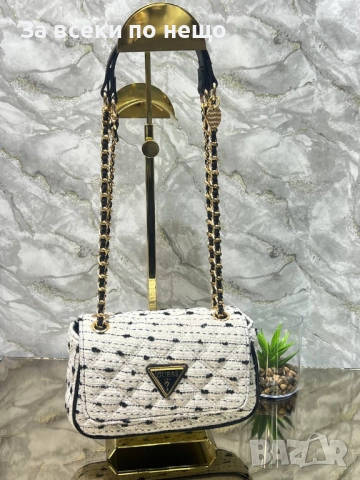 Guess Дамска Чанта С Дълга Дръжка Синджри За През Рамо - Налични Различни Цветове Код SK188, снимка 9 - Чанти - 52518483