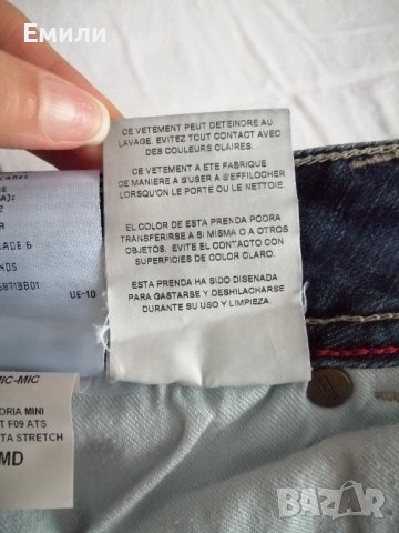 Tommy Hilfiger Denim оригинална дамска къса пола в син цвят р-р M, снимка 12 - Поли - 43091554