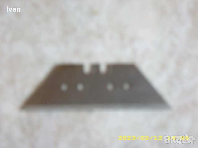 STANLEY-Нови Ножчета/Нож за Ръчен Строителен Шабър-Стъргало-Трапецовидно-60х18мм-Кутия 100 бр, снимка 8 - Други инструменти - 42970103