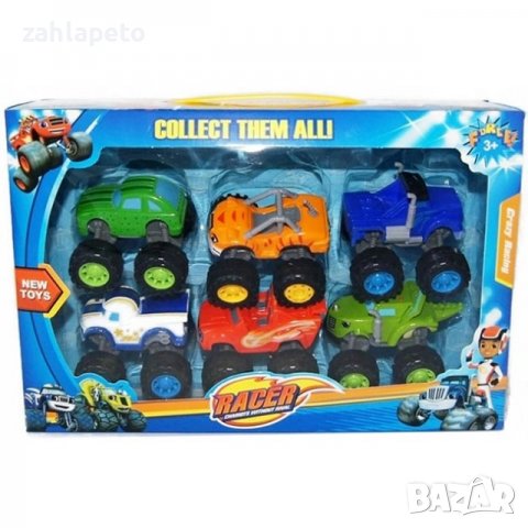 6 коли комплект Blaze, снимка 3 - Коли, камиони, мотори, писти - 38771089