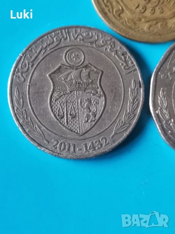 Лот  монети от Тунис , снимка 5 - Нумизматика и бонистика - 43252832