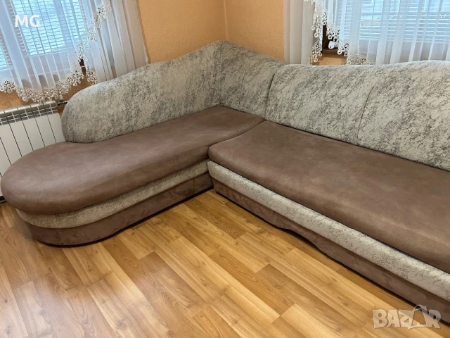 Хоров ъгъл+фотьойл, снимка 3 - Дивани и мека мебел - 50589682