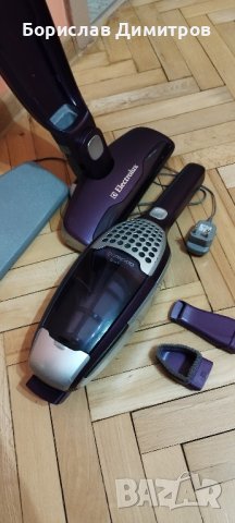 Акумулаторна вертикална прахосмукачка Electrolux 2в1, снимка 5 - Прахосмукачки - 43707232