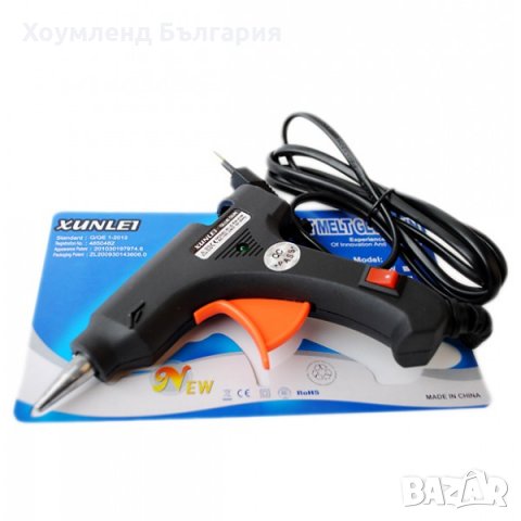 Пистолет за топъл силикон на ток с ПОДАРЪК 5 пълнитела/ уред за лепене, снимка 3 - Лепила и силикон - 26769606