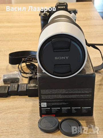 Фото апарат SONY A7S2 с обектив SONY FE 5.6-6.3/200-600 G OSS, снимка 7 - Фотоапарати - 53201740