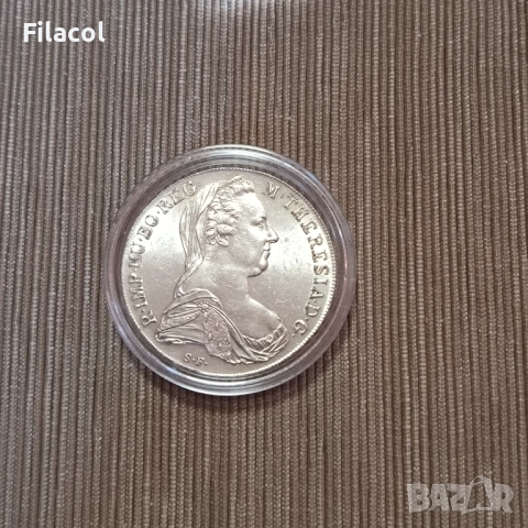 Австрия 1 талер Мария Терезия, рестрайк, снимка 2 - Нумизматика и бонистика - 52008012