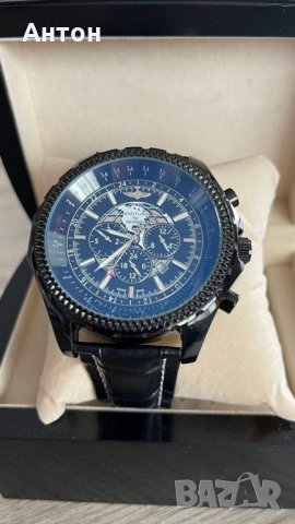 Breitling for Bentley Black Edition  стилен Мъжки часовник, снимка 5 - Мъжки - 34807607