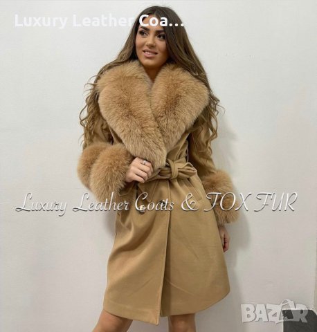 Дамски палта от алпака - вълна, кашмир и естествен косъм от лисица, снимка 4 - Палта, манта - 37354728