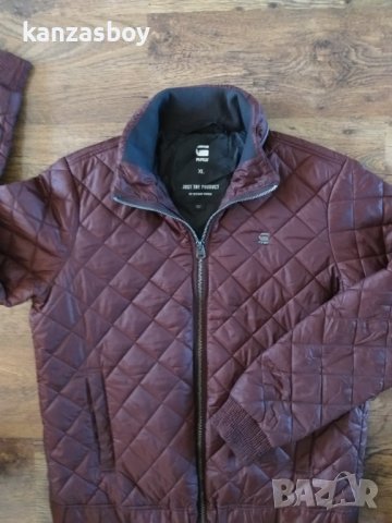 G-Star Raw Meefic Quilted Jacket - страхотно мъжко яке КАТО НОВО ХЛ, снимка 4 - Якета - 43450208