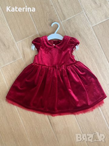 Празнична, официална рокля за бебе момиченце 86см, снимка 1 - Бебешки рокли - 42949338