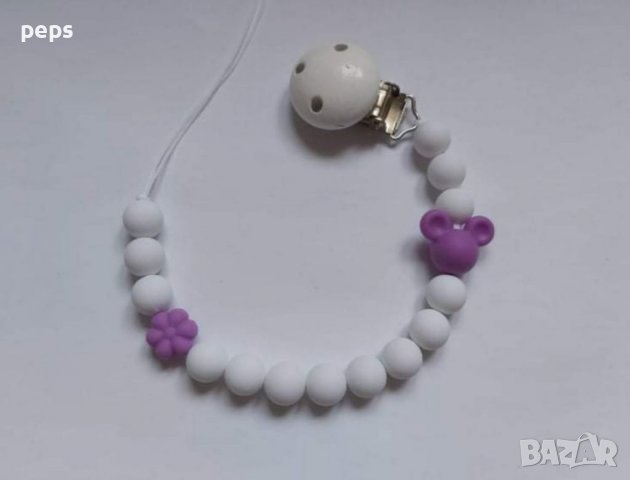 Клипс за биберон, снимка 6 - Прибори, съдове, шишета и биберони - 39647528