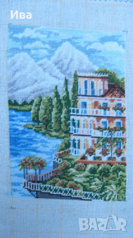 Гоблен "Ваканционна къща", снимка 2 - Гоблени - 38972018