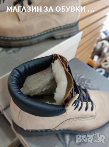 МЪЖКИ БОТИ - ЕСТЕСТВЕНА КОЖА - БЪЛГАРИЯ -код:19Р64, снимка 4 - Мъжки боти - 43727808