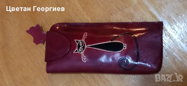 калъф за очила от естествена кожа