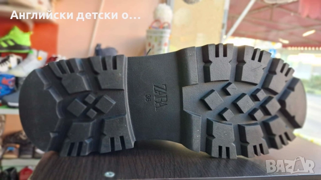 Английски детски боти -Zara, снимка 6 - Детски боти и ботуши - 52829877