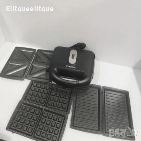 Грил - тостер, LEXICAL, 3В1, снимка 3 - Друга електроника - 52205202