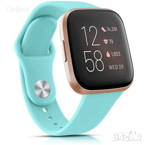 Нови, висококачествени, силиконови каишки за Фитбит FitBit Versa, 1, 2, 3, 4, Lite НАЛИЧНИ!!!, снимка 8 - Каишки за часовници - 43764413