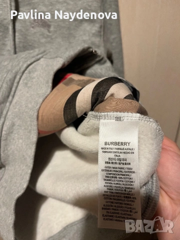 Мъжки суитшърт на Burberry, снимка 6 - Суичъри - 53125126