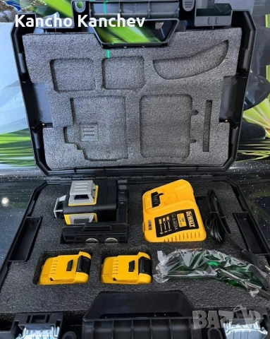 Чисто Нов Лазерен Нивелир DeWALT 4D, снимка 4 - Измервателни инструменти - 52310494