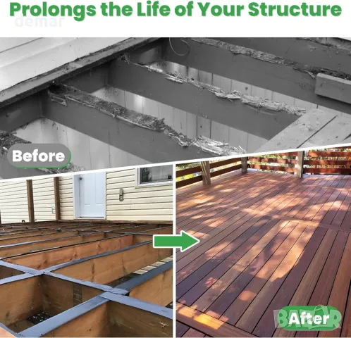 Лента за греди TAPEBEAR 100 мм x 15 м, водоустойчива антикорозионна лента, снимка 3 - Други стоки за дома - 47991068