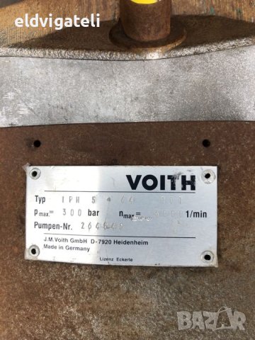 Хидравлична помпа VOITH, снимка 4 - Резервни части за машини - 43770957