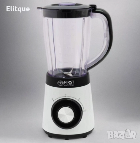 Блендер с мощност 500W, Пулс функция, 2 нива на скорост, 4 остриета от неръждаема стомана FIRST, снимка 4 - Друга електроника - 52854705