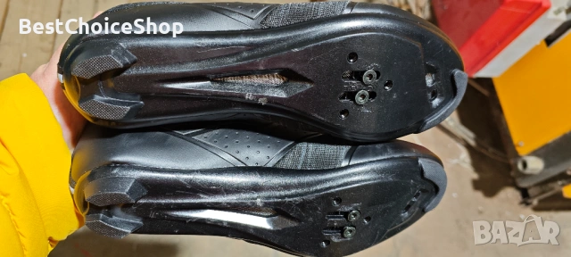 Мъжки велосипедни обувки, съвместими с SPD и Delta педали, дишащи, неплъзгащи - Сини EU 44, снимка 7 - Аксесоари за велосипеди - 53171430