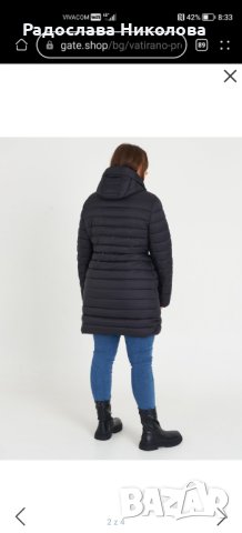 Ватирано преходно яке plus size, снимка 3 - Якета - 43785371